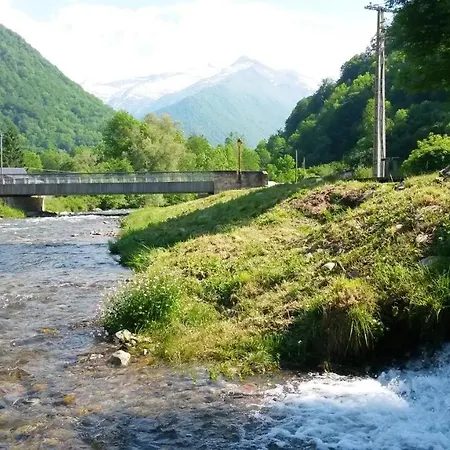 Chalet De 2 Chambres Avec Terrasse Amenagee Et Wifi A Ger De A 4 Km Des Pistes *