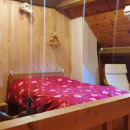 בקתה Chalet De 2 Chambres Avec Terrasse Amenagee Et Wifi A Ger De A 4 Km Des Pistes *